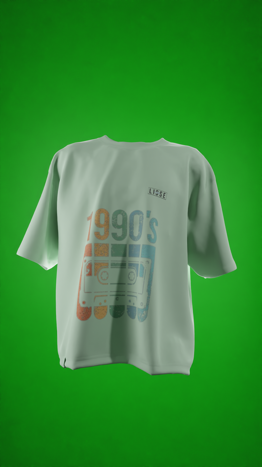 Oversized Tees - 1990 Retro Collection