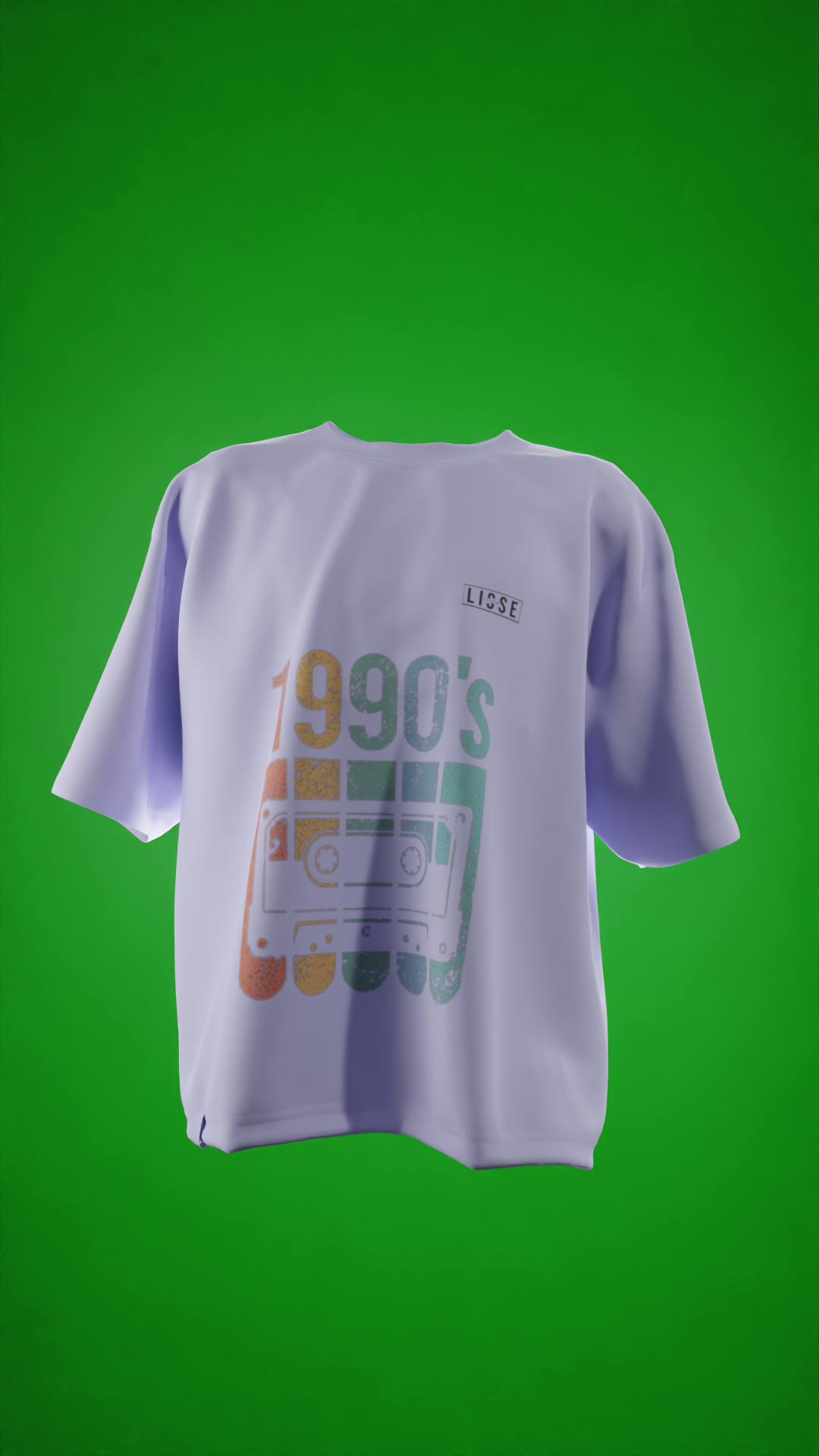 Oversized Tees - 1990 Retro Collection