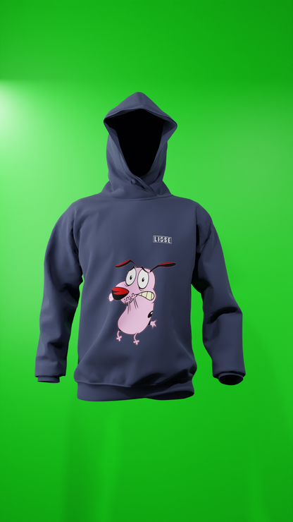 Hoodie - Courage the Cowardly Dog