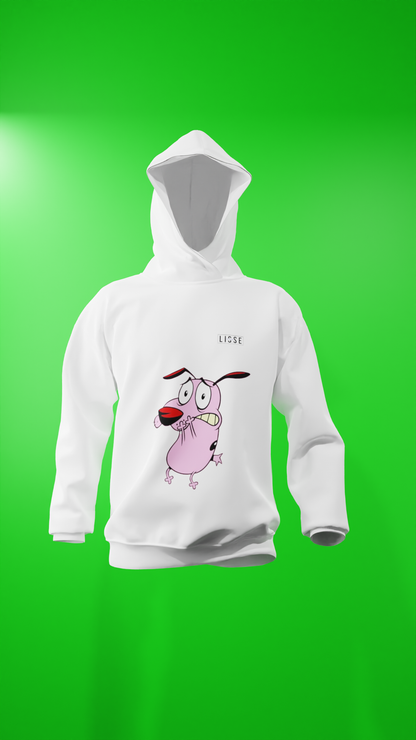 Hoodie - Courage the Cowardly Dog