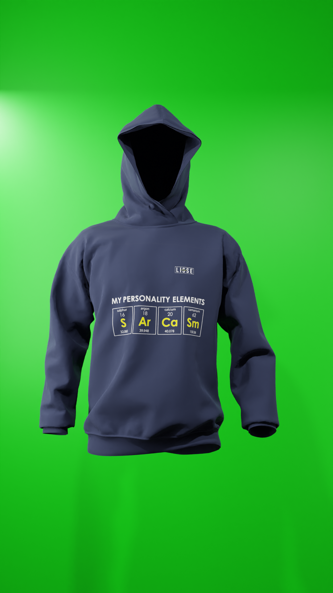 Hoodie - Sarcarsm Chemistry Elements