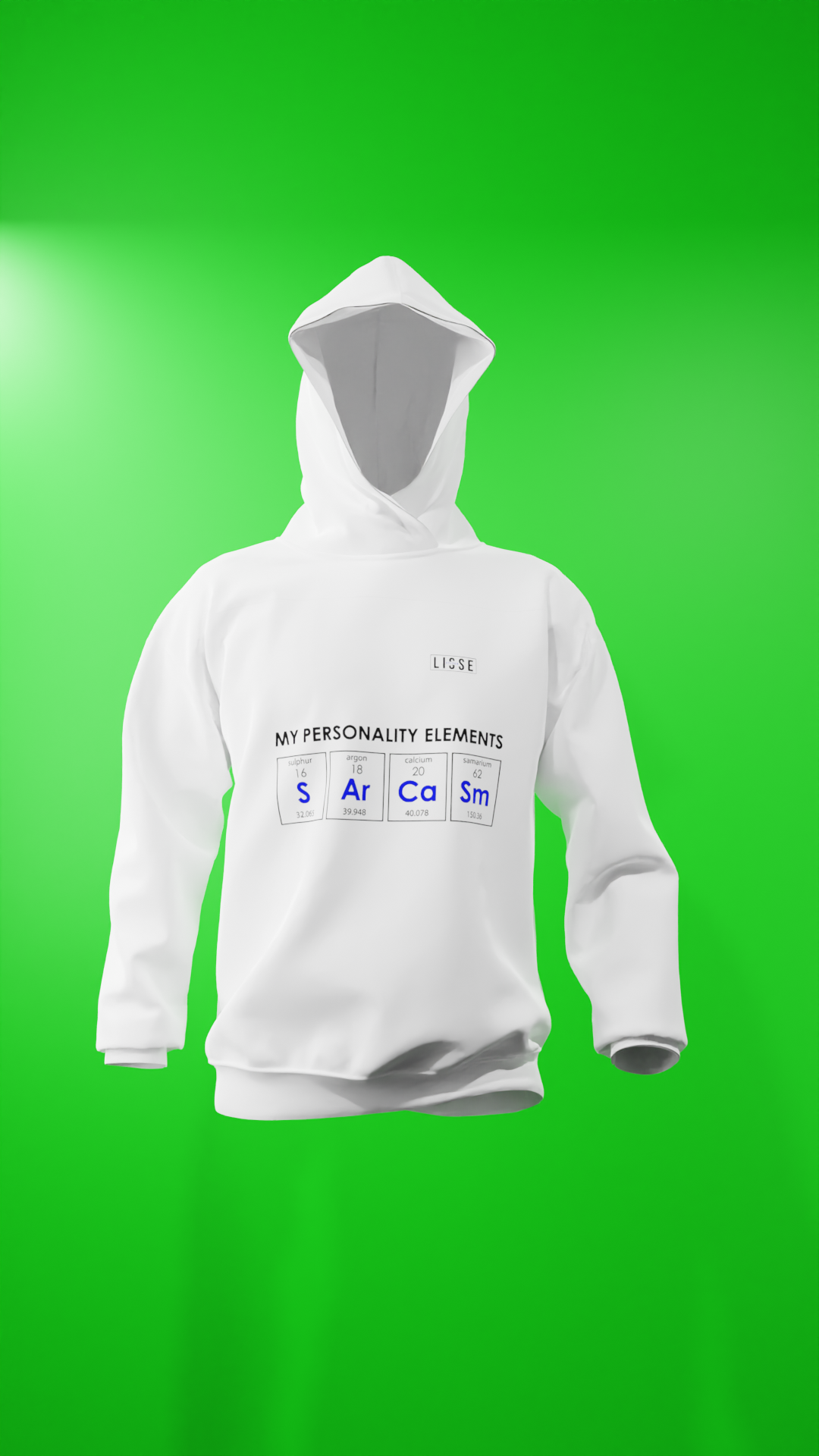 Hoodie - Sarcarsm Chemistry Elements