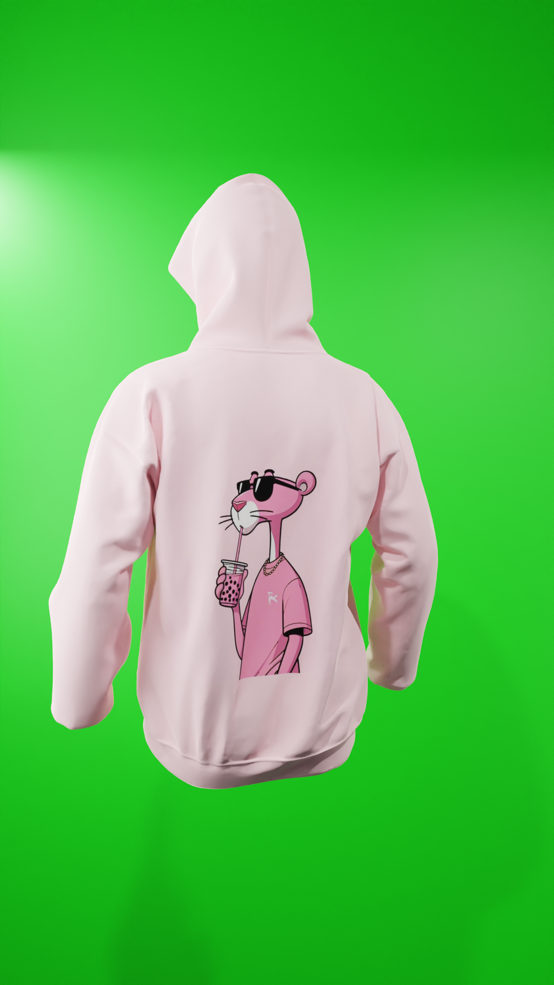 Hoodie - Sipping Pink Panther