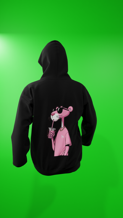 Hoodie - Sipping Pink Panther