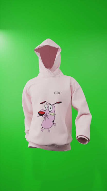 Hoodie - Courage the Cowardly Dog